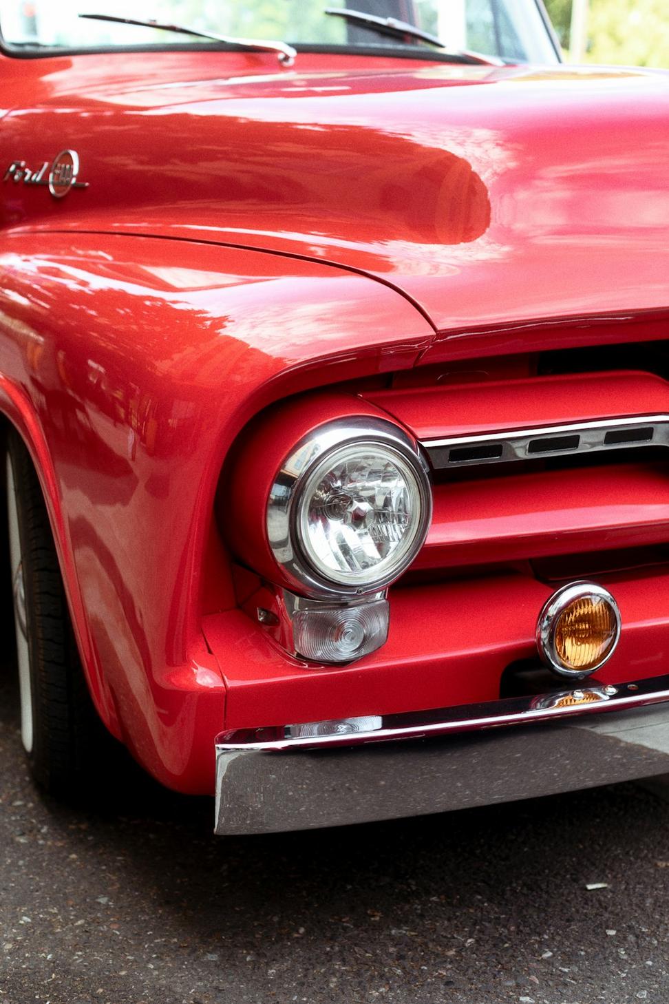 Restored classic vehicle